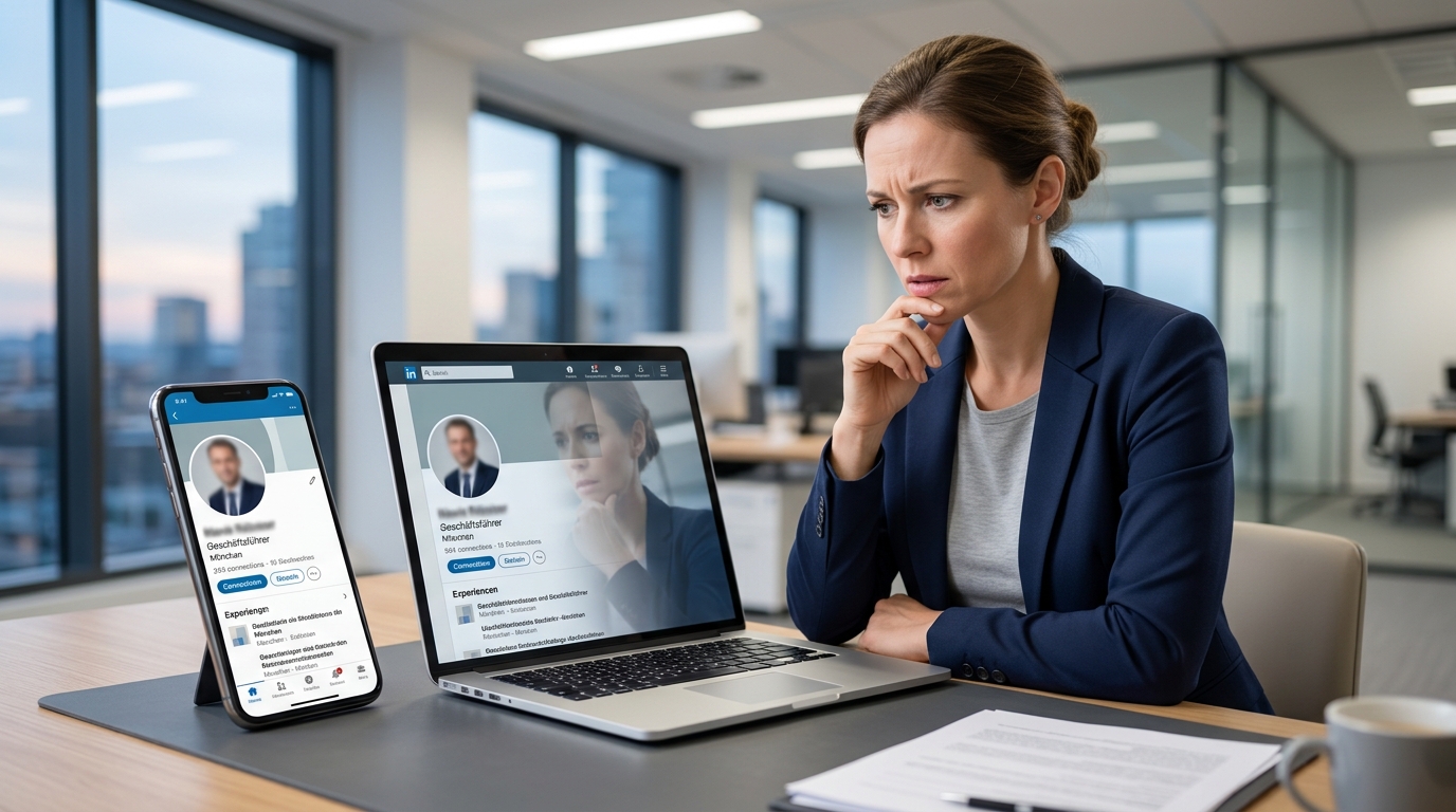 Ein Fake-Profil der Geschäftsführung ist selten das Ziel, sondern das Werkzeug.